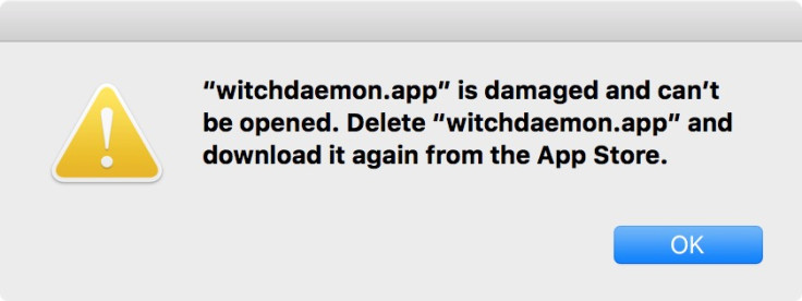 Mac App Store security glitch