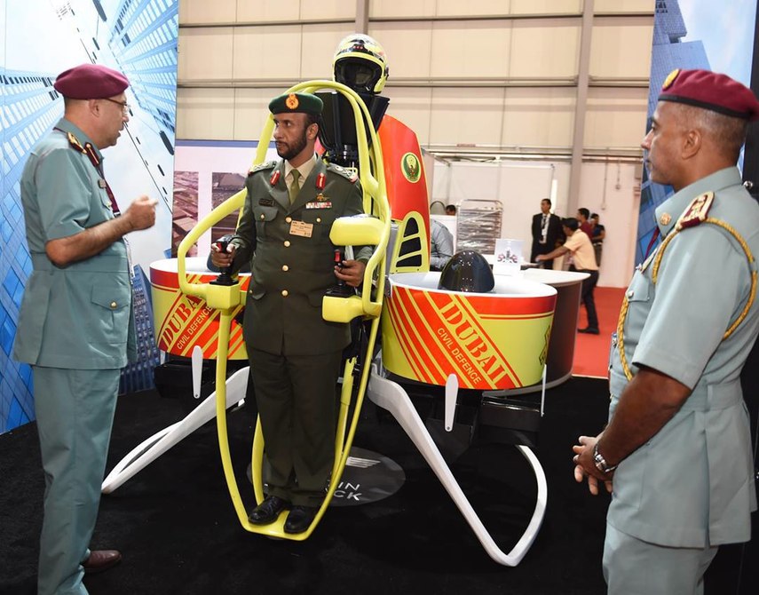 Dubai to give firefighters jetpacks