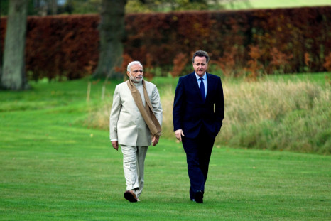 Narendra Modi and David Cameron at Chequers