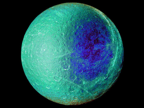 Saturn's moon Rhea