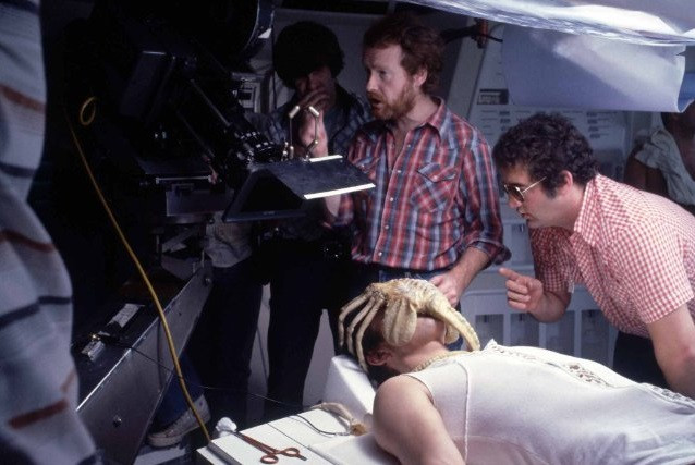 Ridley Scott directing Alien