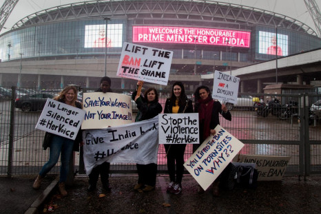 Leslee Udwin and Snehalaya UK outside Wembley
