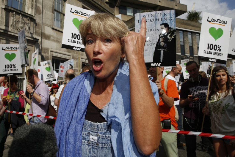 emma thompson climate march 