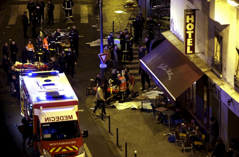 Paris attacks shooting scene aftermath