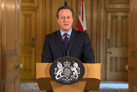 Prime Minister David Cameron pledges support to France