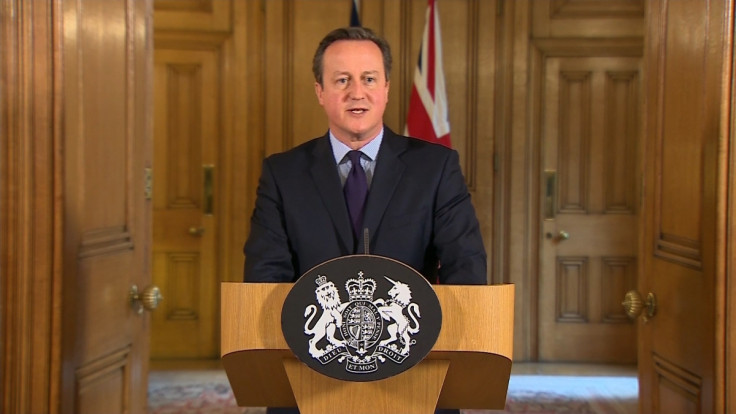 Prime Minister David Cameron pledges support to France