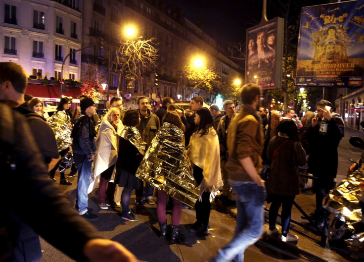 Outside the Bataclan Hall