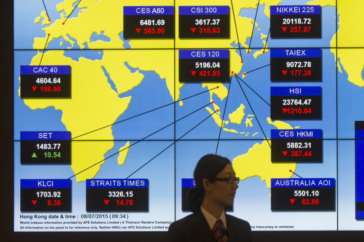 Asian markets fall in response to Paris attacks and weak Japanese data