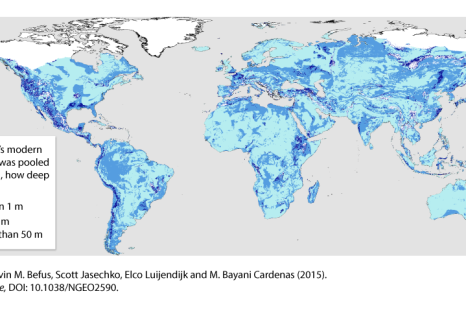 earth groundwater map