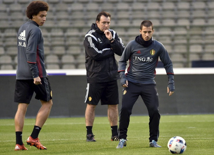 Axel Witsel, Marc Wilmots & Eden Hazard