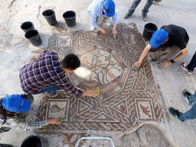 1700-year-old Roman-era mosaic uncovered in Israel