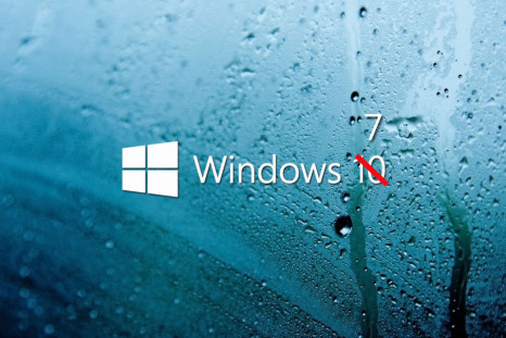 Windows 7, not Windows 10