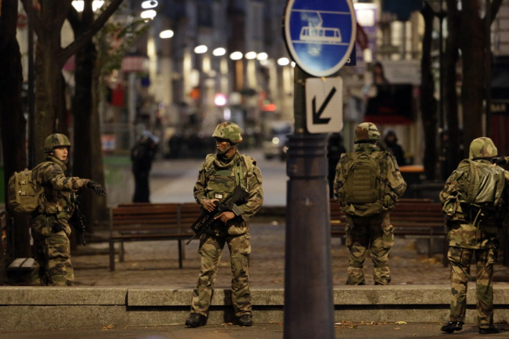 French soldiers in Saint-Denis