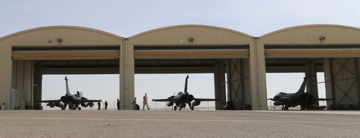 French Rafale fighter planes at an undisclosed