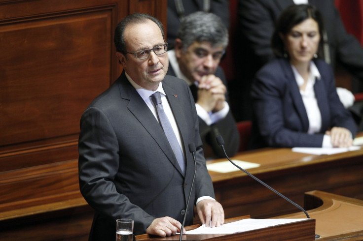 French President in front of Congress