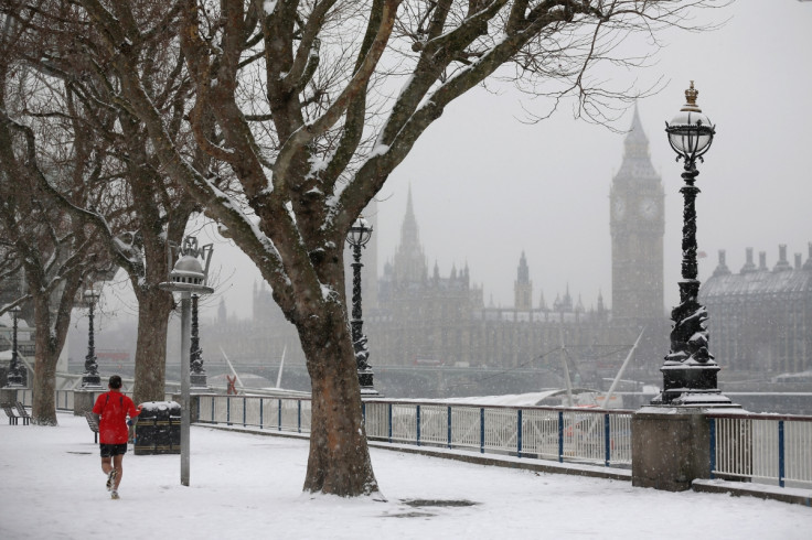 Snow in London