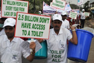 World Toilet Day rally