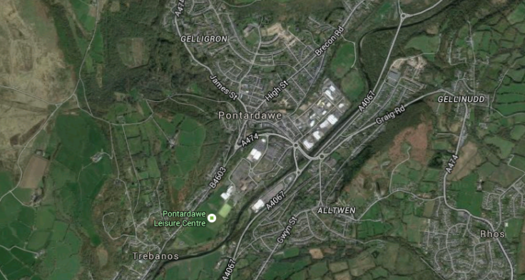 pontardawe google map