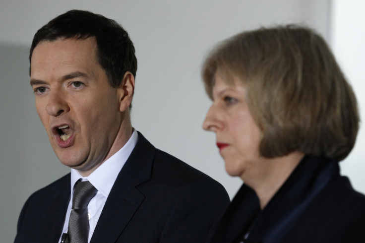 Theresa May and George Osborne