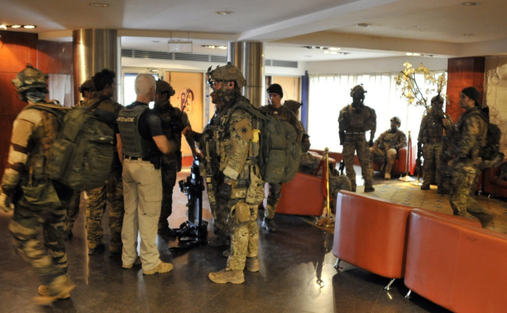 Special forces inside the Radisson Blu