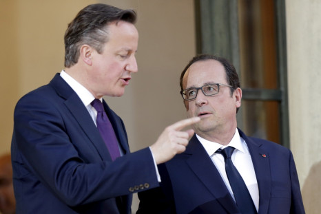 David Cameron meets Francois Hollande 