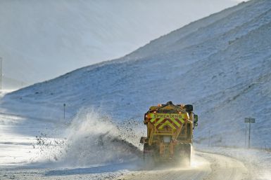 Snow has fallen in the UK 