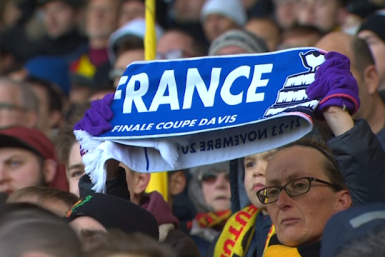 Fans show respect for France