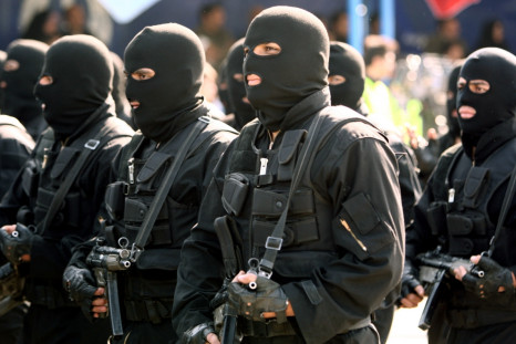 Iranian special forces on parade