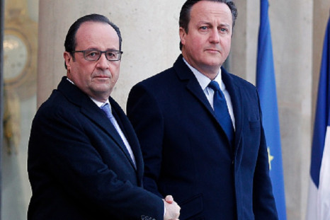 David Cameron and Francois Hollande 