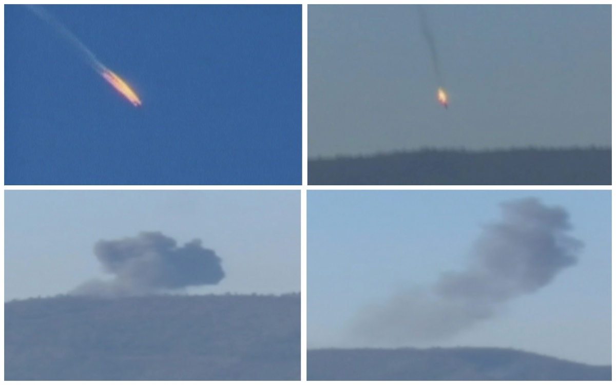 Syria border Turkey shoots down Russian plane