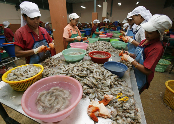 shrimp workers thailand