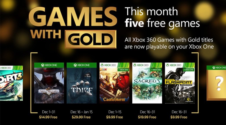 xbox one live gold games
