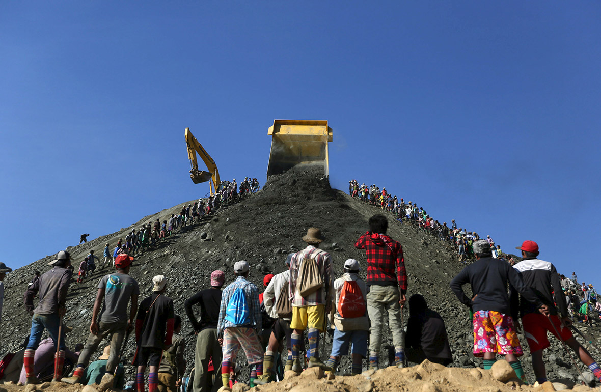 Myanmar jade mine