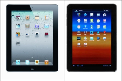 Apple iPad 2, Samsung Galaxy Tab 10.1