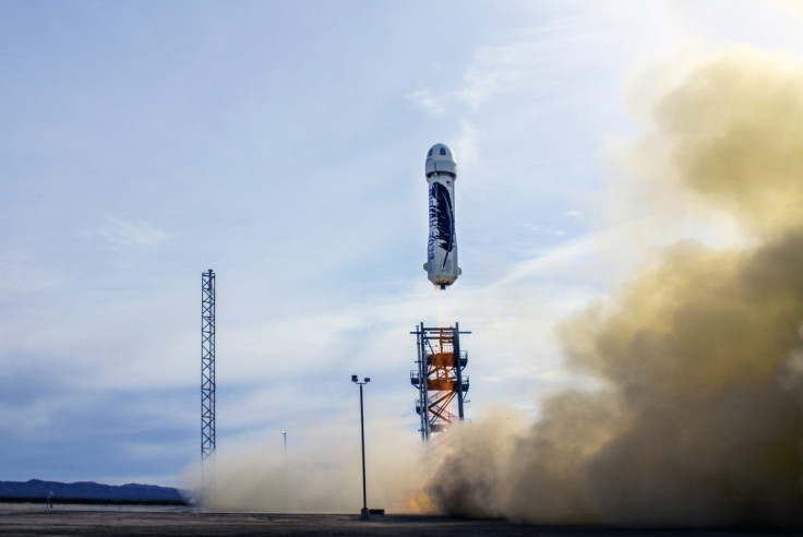Blue Origin's New Shepard takes off