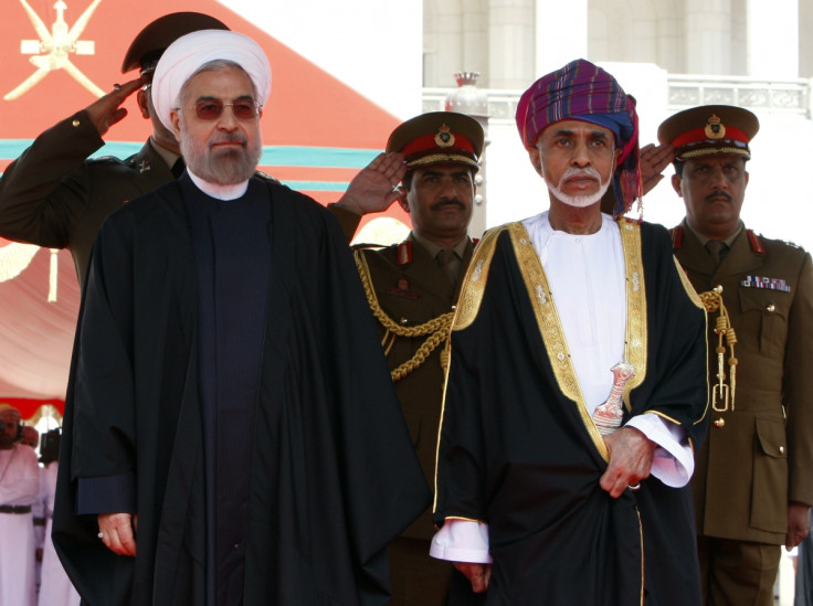 sultan qaboos with hassan rouhani