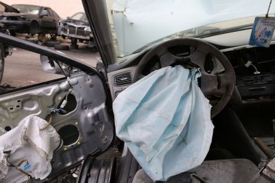 Takata airbag in Toyota car