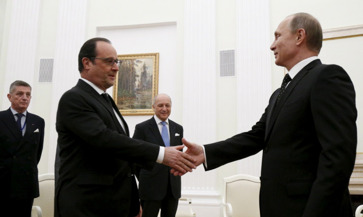 Hollande Putin Syria Isis Daesh