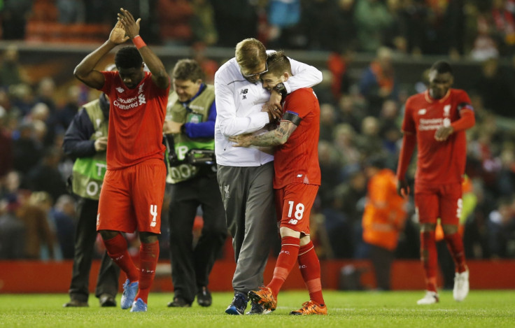 Kolo Toure, Jurgen Klopp & Alberto Moreno