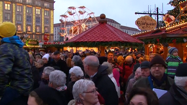 Germany: Dresden opens traditional Christmas market for 581st time ...