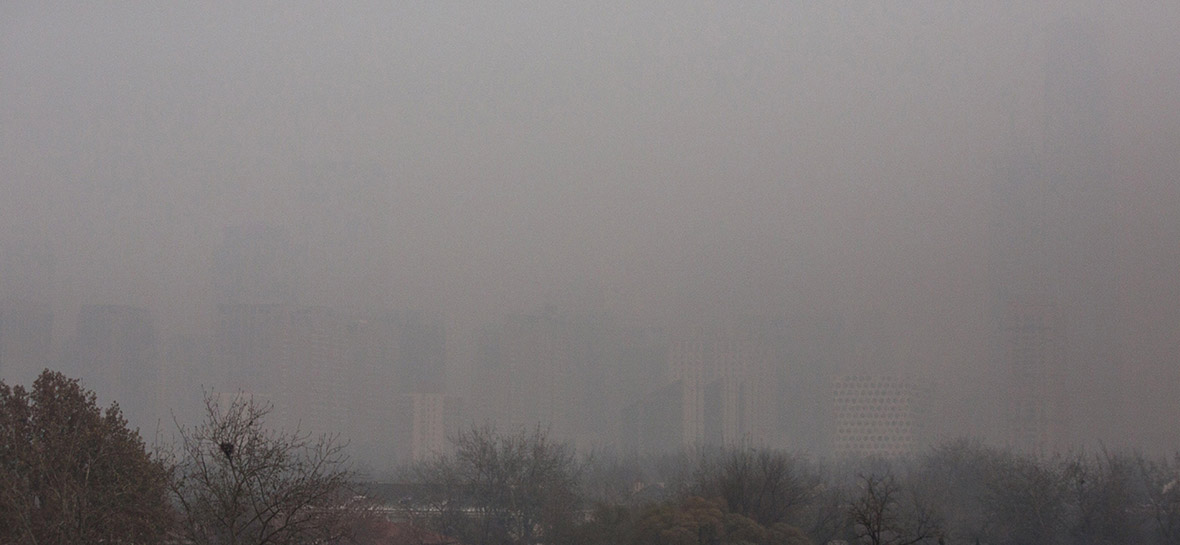 Beijing smog Beijing smog