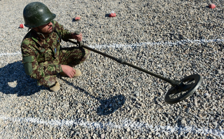 Checking for landmines