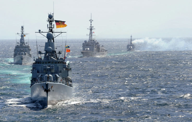 German and French frigates on exercises intheMediterranean