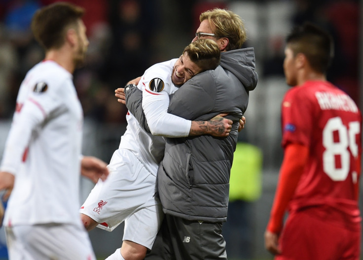 Alberto Moreno Jurgen Klopp