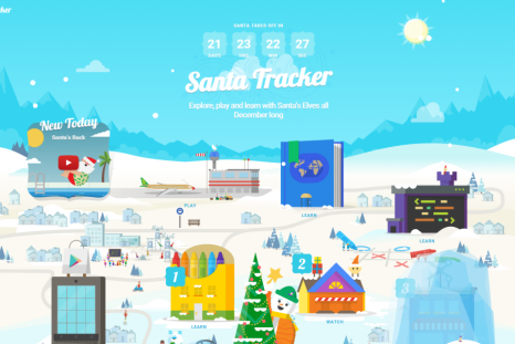 Google Christmas Santa Tracker