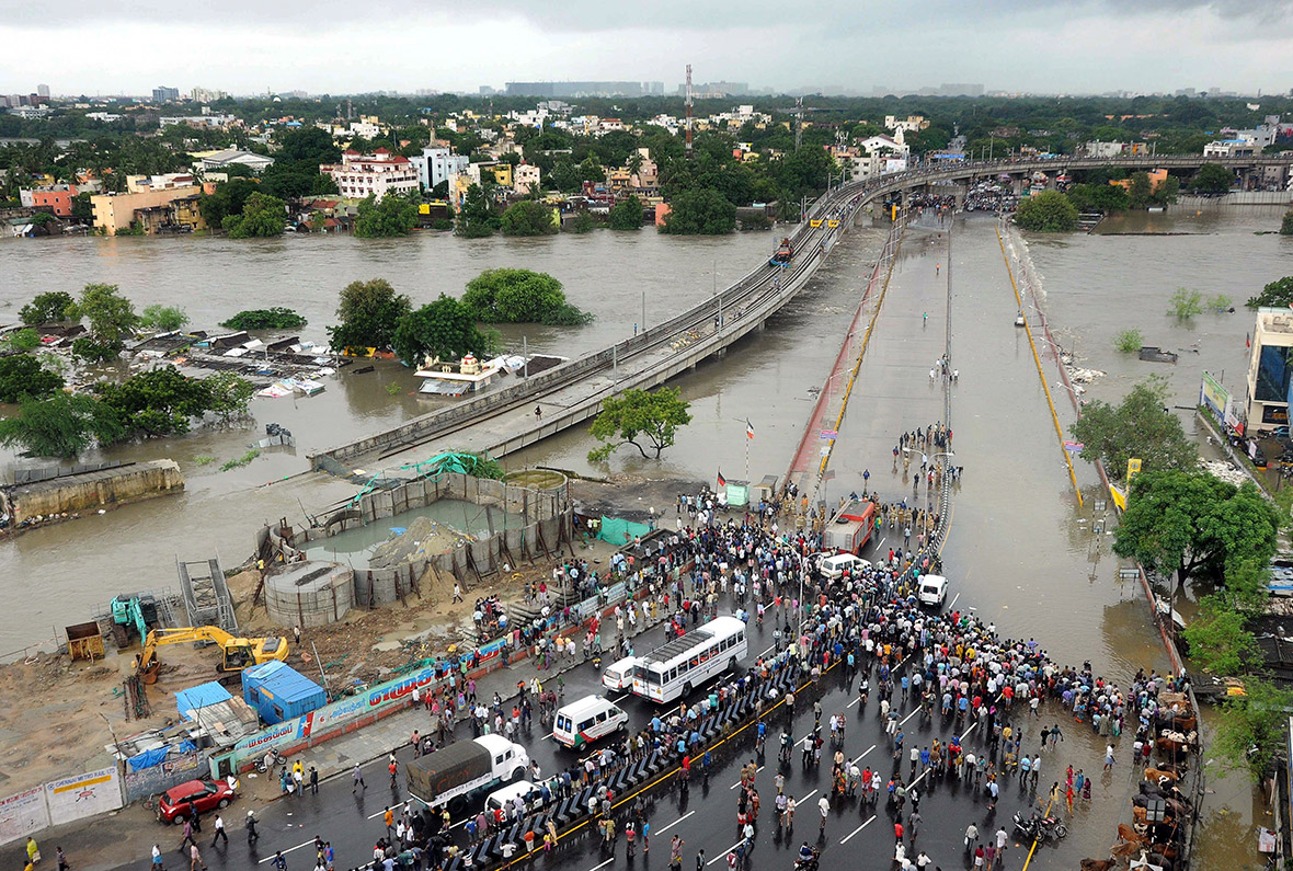 Chennai Floods Heaviest Rainfall In A Century Brings India S Tamil Nadu State To A Standstill