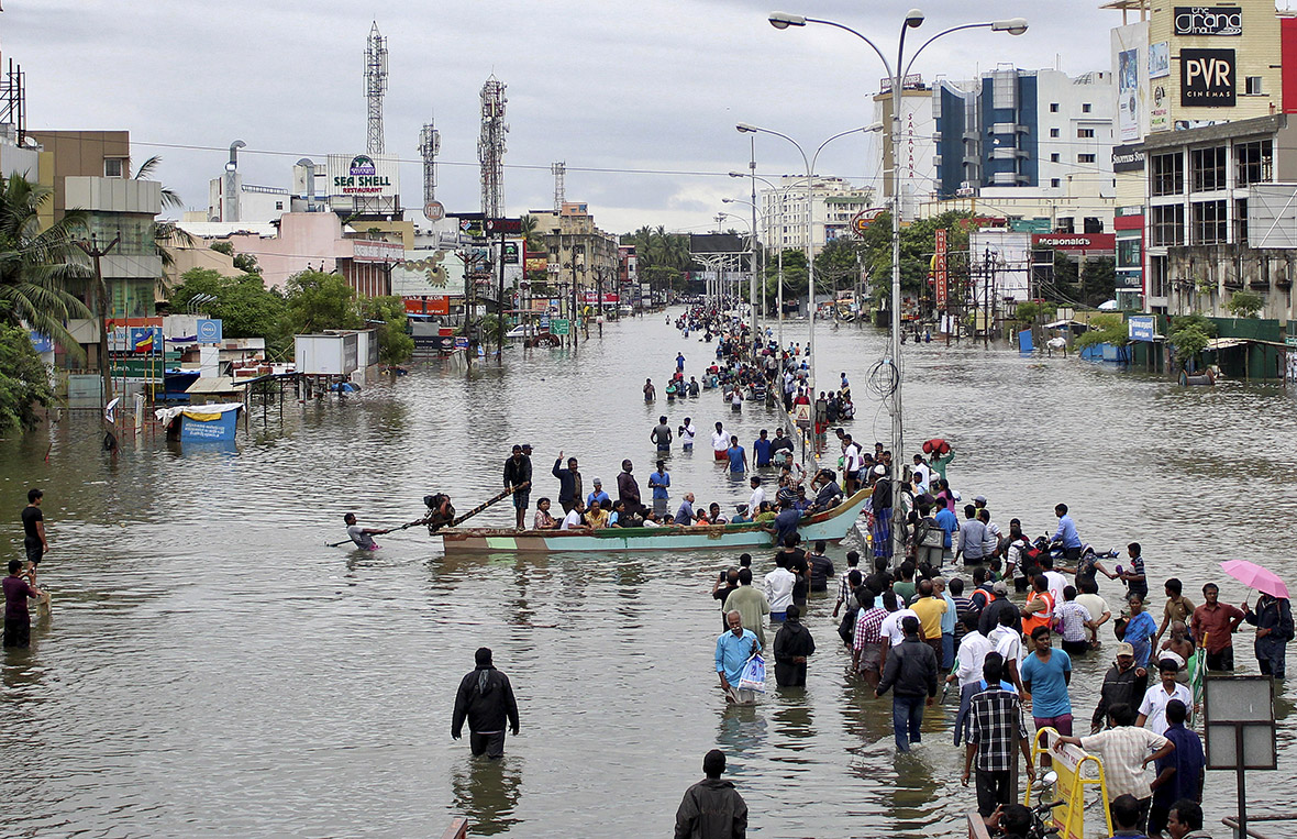 Chennai floods Heaviest rainfall in a century brings India's Tamil