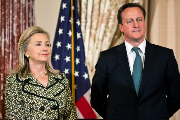 Hillary Clinton and David Cameron