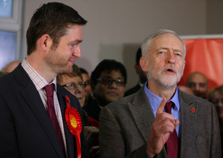 Jeremy Corbyn and Jim McMahon