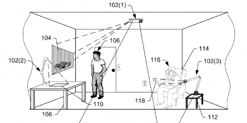 Amazon hologram augmented reality patent